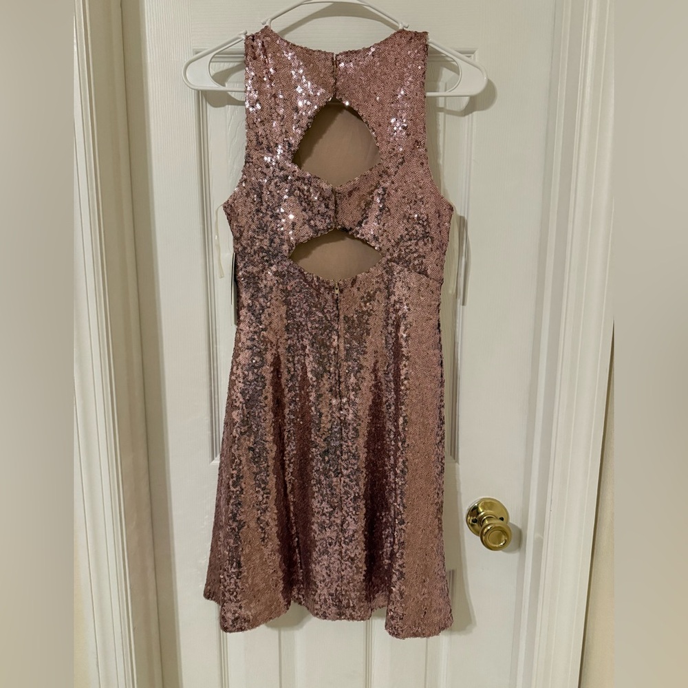 JCPenney Pink Sequin Dress
